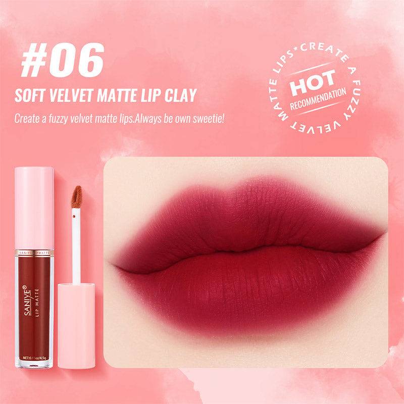 SANIYE Lip Matte Fashion Lady Non-stick Lip Gloss L1180 #06