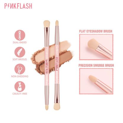 Pinkflash PF-T04 Double Head Eyeshadow Brush #02