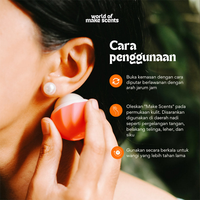 Make Scents Ambery Solid Perfume / Parfum Wanita | 8gr