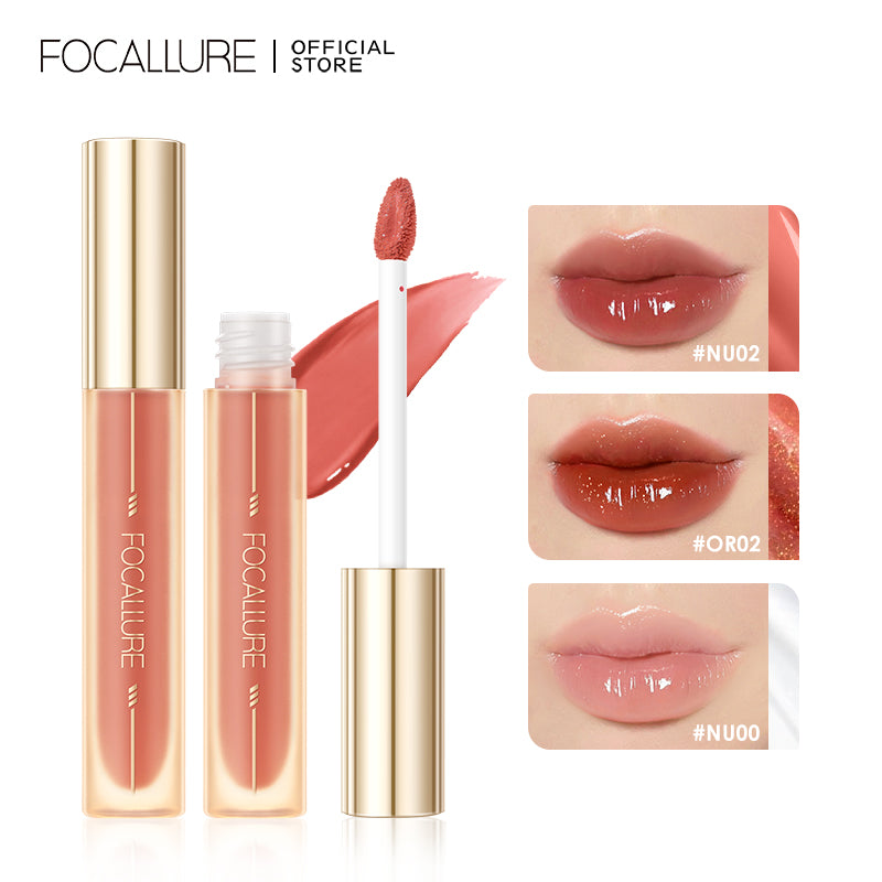 FOCALLURE SERUM GLOW LIPGLOSS FA279 - OR05