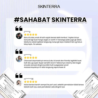 Skinterra Activated Charcoal Clay Mask 55g