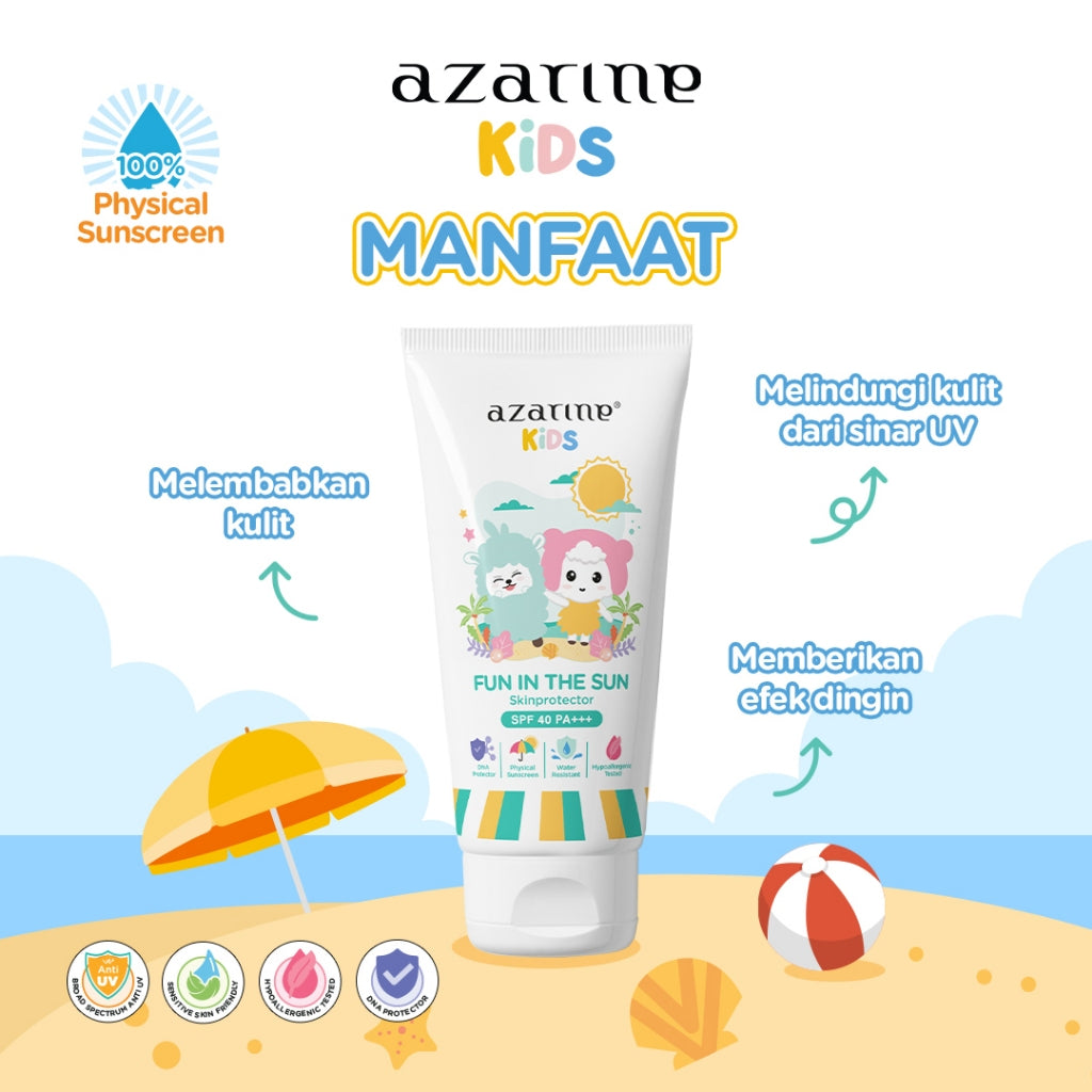 Azarine Kids Fun In The Sun Skin Protector Sunscreen SPF 40 PA+++ 40ml