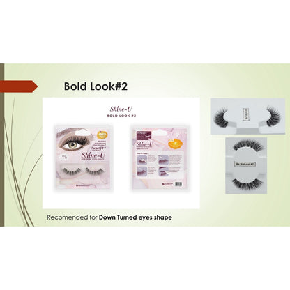 Shine-U Premium Eyelashes â Bold Look 1 #BL2