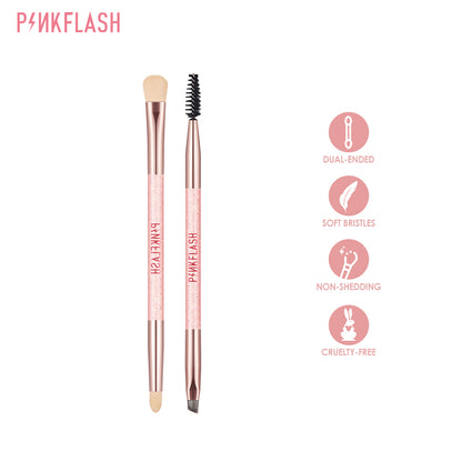 Pinkflash PF-T04 Double Head Eyeshadow Brush #02