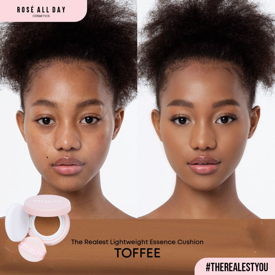 ROSE ALL DAY The Realest Lightweight Essence Cushion - Toffee