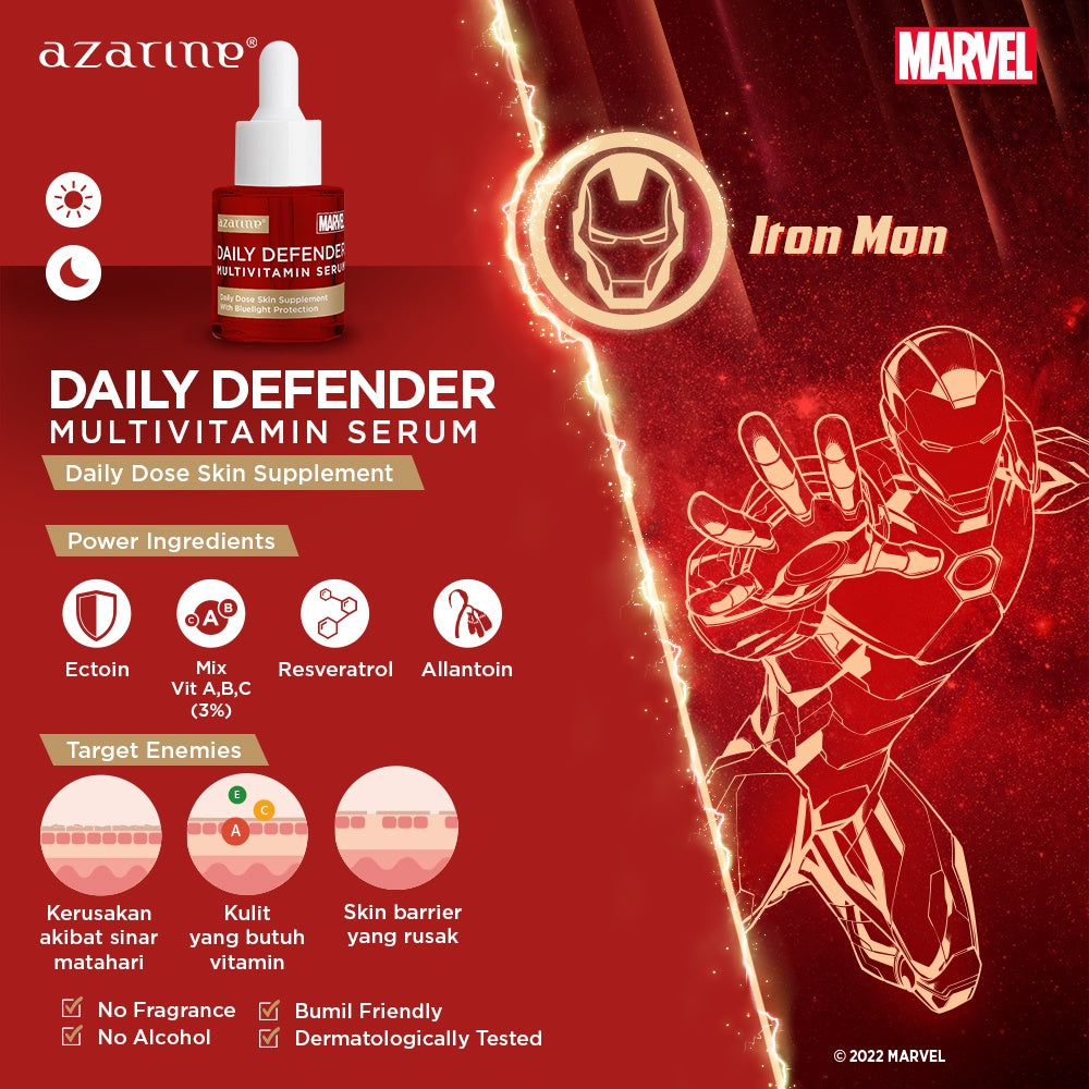 AZARINE Marvel Daily Defender Multivitamin Serum | 20 ml