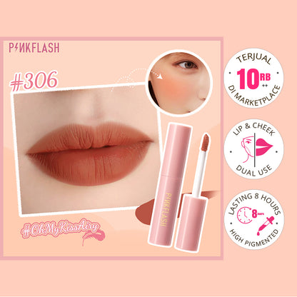 Pinkflash M01 Lip & Cheek Duo Matte Tint - #306 | 30 ml