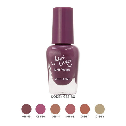 Marimar Nail Polish Kode : 088 Nude Color isi 12 | 96 ml