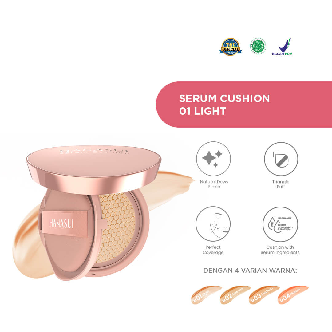 Hanasui Serum Cushion - Light 01