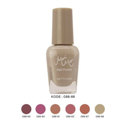 Marimar Nail Polish Kode : 088 Nude Color isi 12 | 96 ml