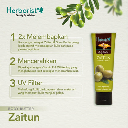 Herborist Butter Zaitun | 80 gr