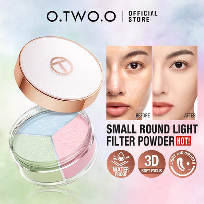 O.TWO.O Oil Control loose Powder Matte Three Grid Filter 01