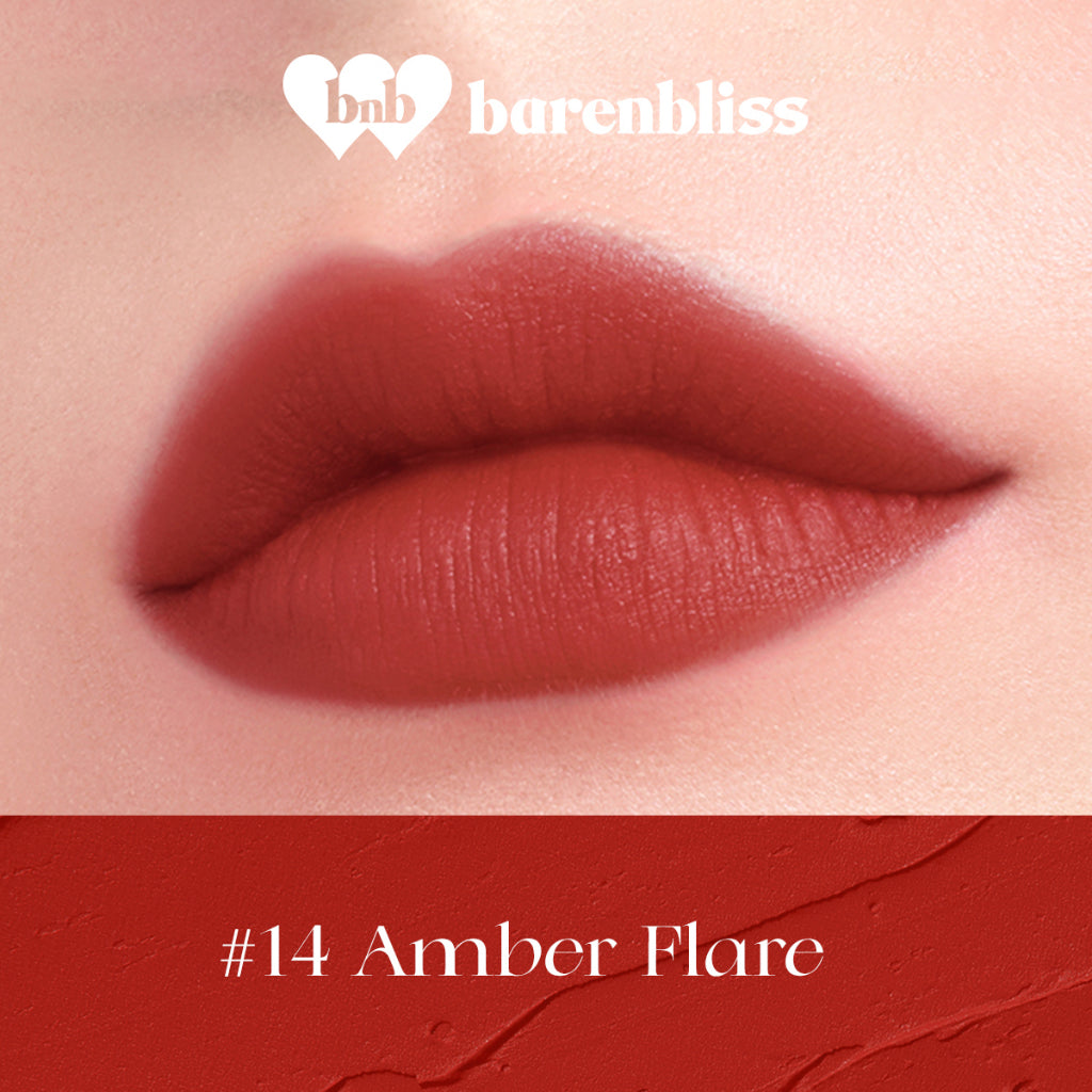 Barenbliss CHERRY MAKES CHEERFUL LIP VELVET 14 AMBER FLARE