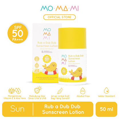 MoMaMi Rub A Dub Dub Sun Lotion - Krim Tabir Surya 50ml