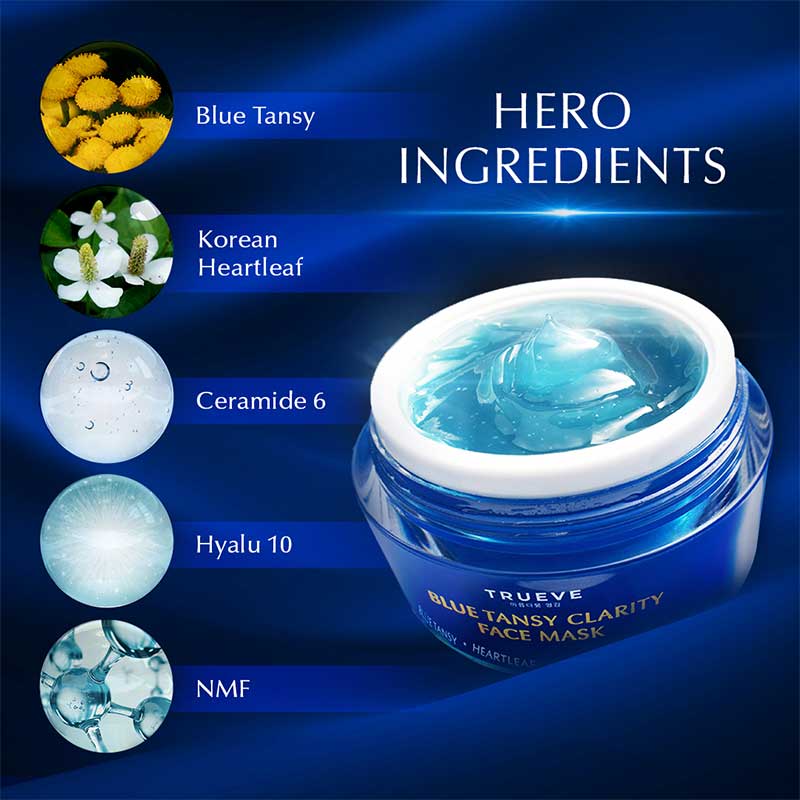 Trueve Blue Tansy Clarity Face Mask | 50 g