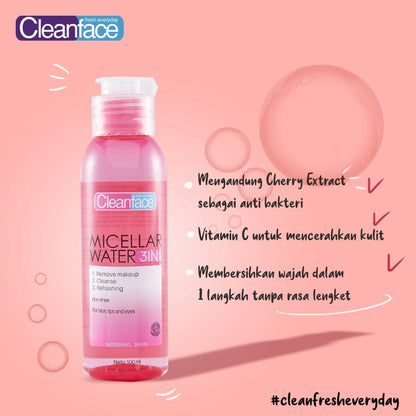 Clean Face Micellar Water 3In1 Normal Skin | 250 ml