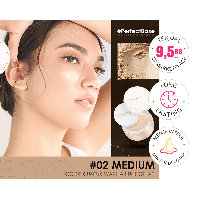 Focallure Poreless Matte Loose Powder FA201 - #02