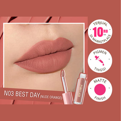 Pinkflash L01 Lasting Matte Lipcream - N03