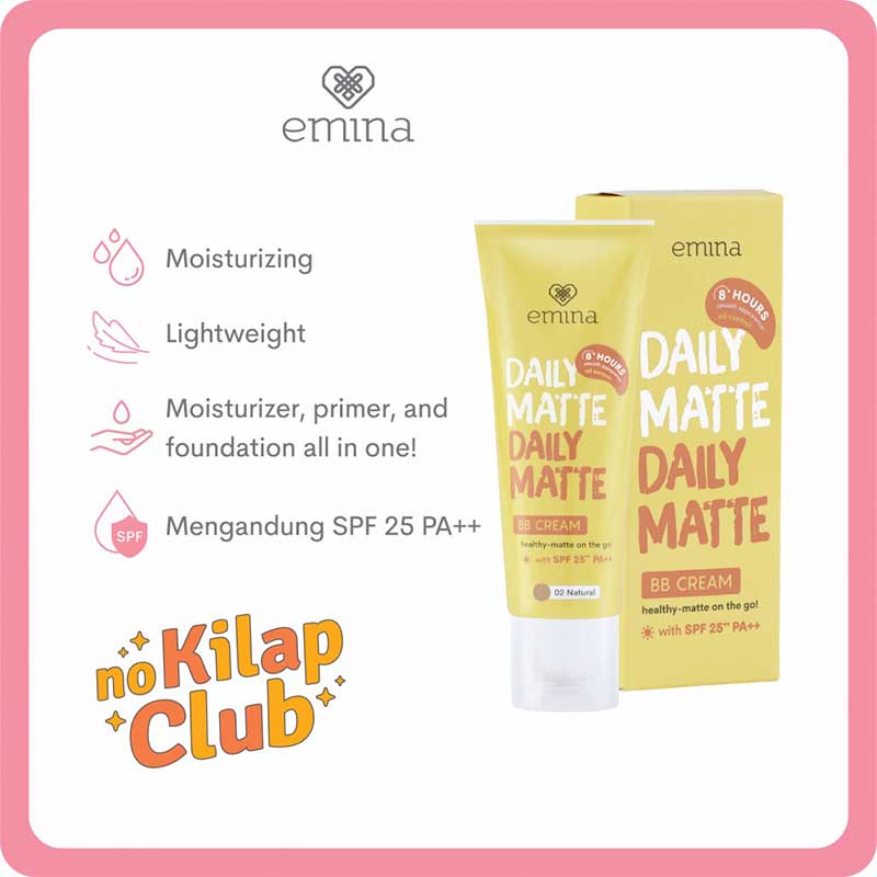 EMINA Daily Matte BB Cream - 01 Light | 16 gr