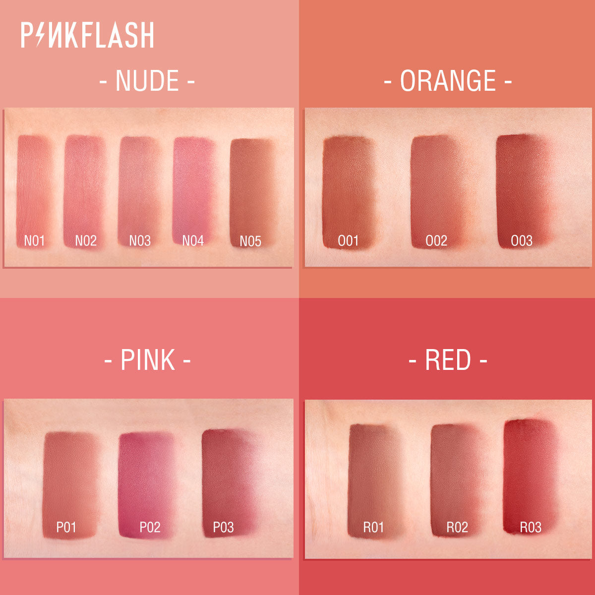 Pinkflash L01 Lasting Matte Lipcream - N02