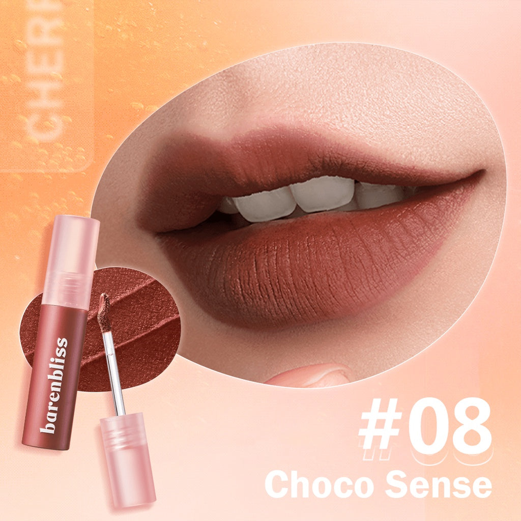 Barenbliss Cherry Makes Cheerful Lip Velvet - 08 Choco Sense