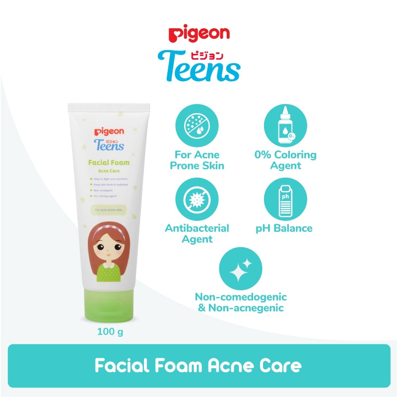 PIGEON TEENS Facial Foam Acne Care | 40 gr