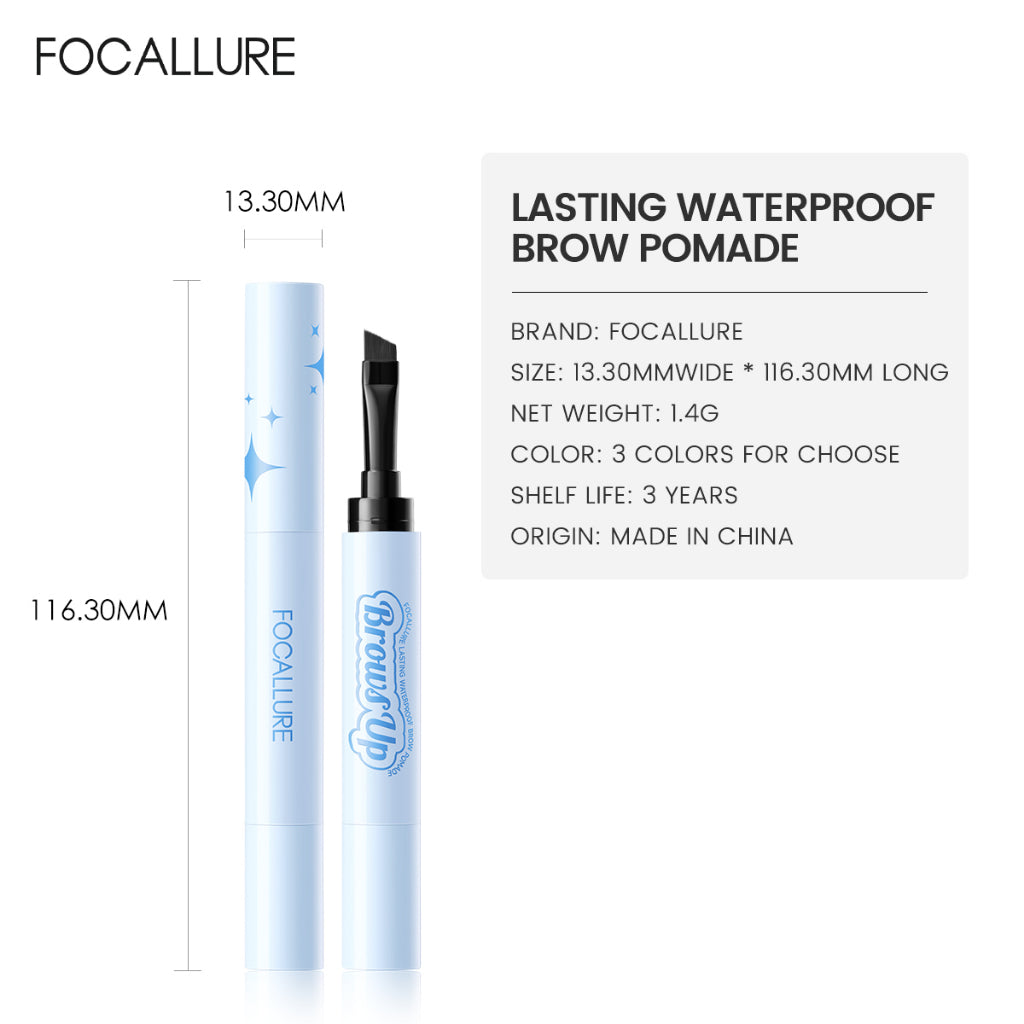 FOCALLURE LASTING WATERPROOF BROW POMADE BR01