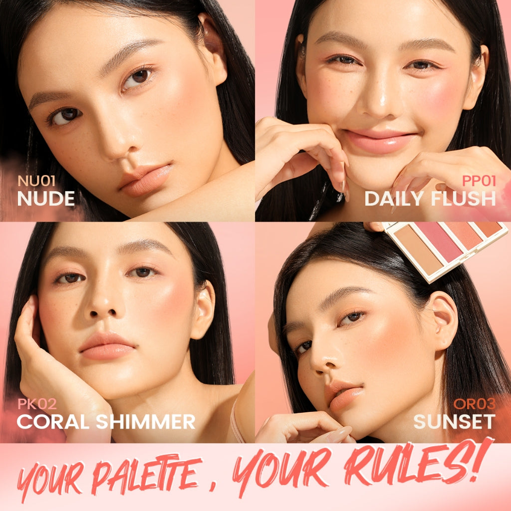 FOCALLURE SOFT PIGMENT BLUSH NU01