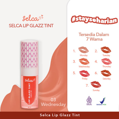 SELCA Lip Glazz Tint Day Series - Wednesday | 2.5ml