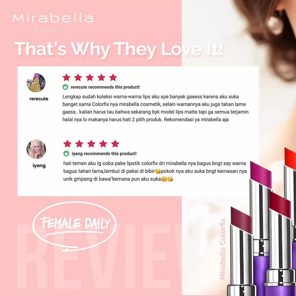 Mirabella Lipstick Color Fix New 72 | 2.3gr