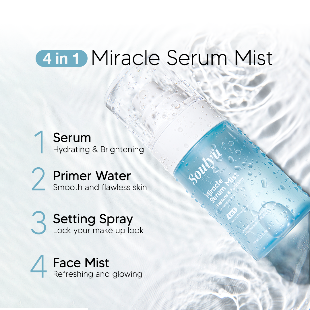 Soulyu Miracle Serum Mist Brightens & Hydrates 60ml