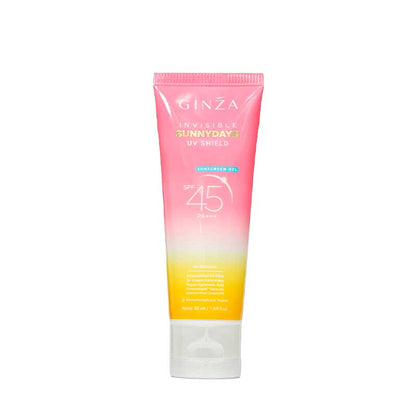 Ginza Invisible SunnyDays UV Shield Sunscreen Gel SPF 45 PA+++ | 30ml