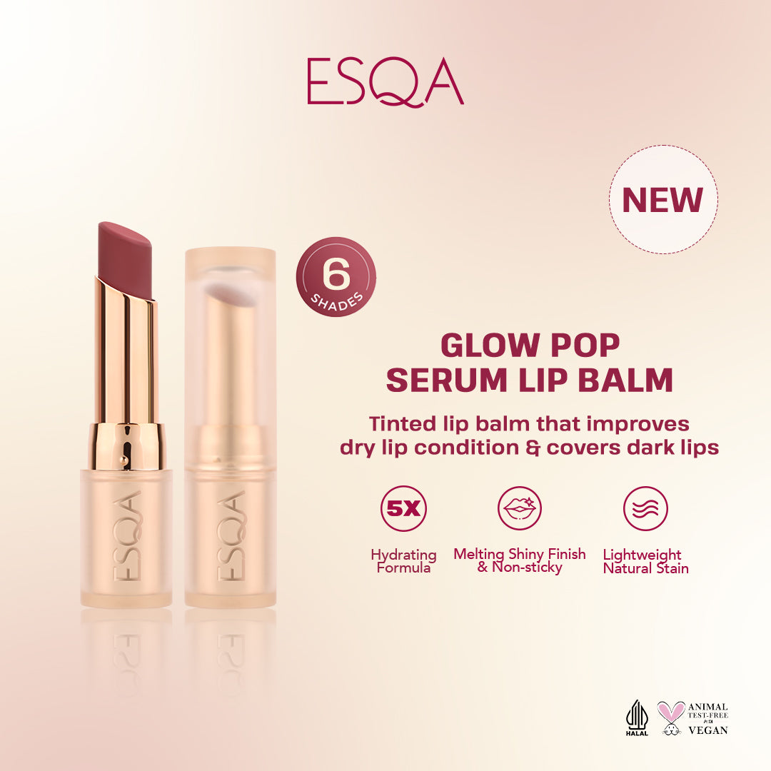 ESQA Glow Pop Serum Lip Balm - On Point 3gr