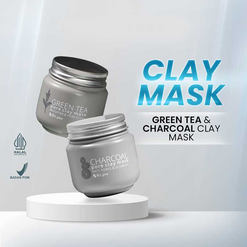 Ms Glow Charcoal Clay Mask 100g