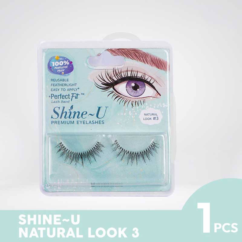 Shine-U Premium Eyelashes â Natural Look 3 #NL3