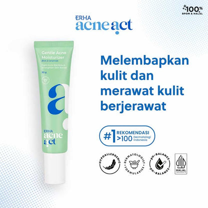 ERHA AcneAct BHA & Ceramide Gentle Acne Moisturizer 30 gr