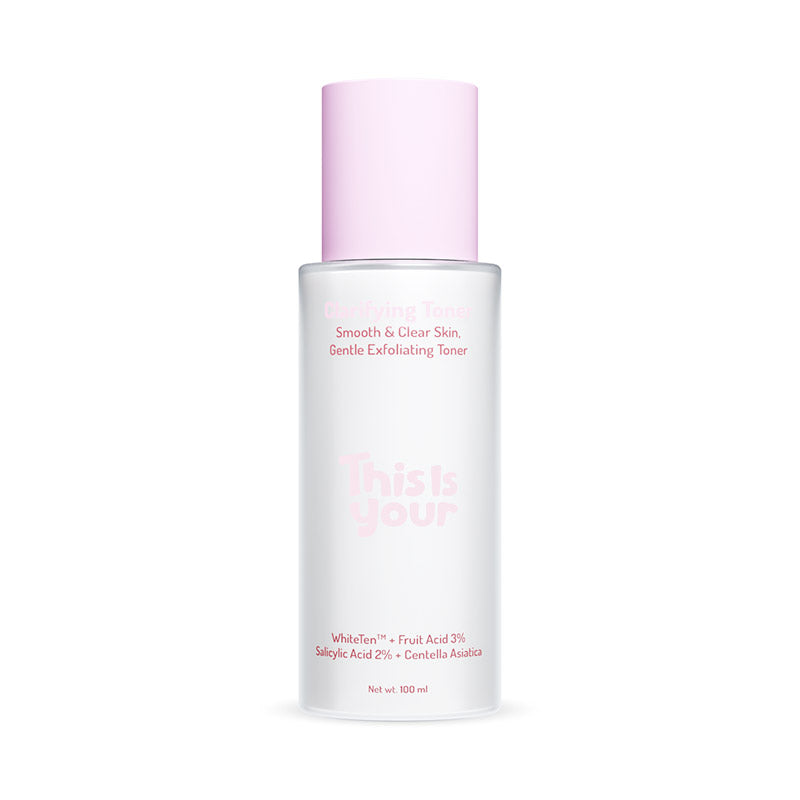 This is Your - Clarifying Toner - Smooth & Clear Skin, Gentle Exfoliating Toner 100ml