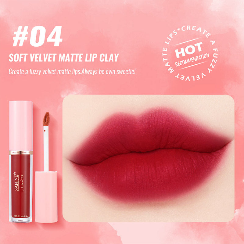 SANIYE Lip Matte Fashion Lady Non-stick Lip Gloss L1180 #04