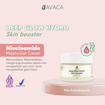 Javaca Deep Glow Hydro Skin Booster with Niacinamide Moisture Cream | 30 g