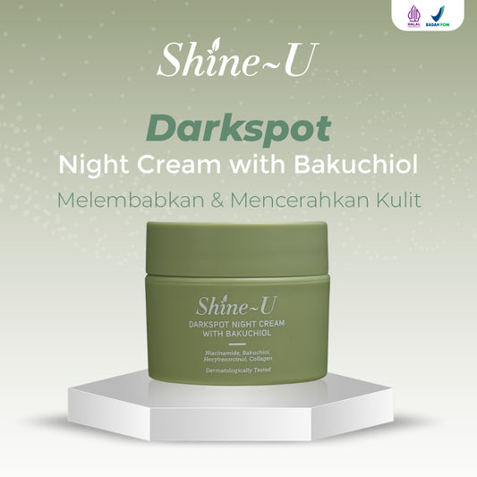 Shine-U Darkspot Night Cream with Bakuchiol | 20gr