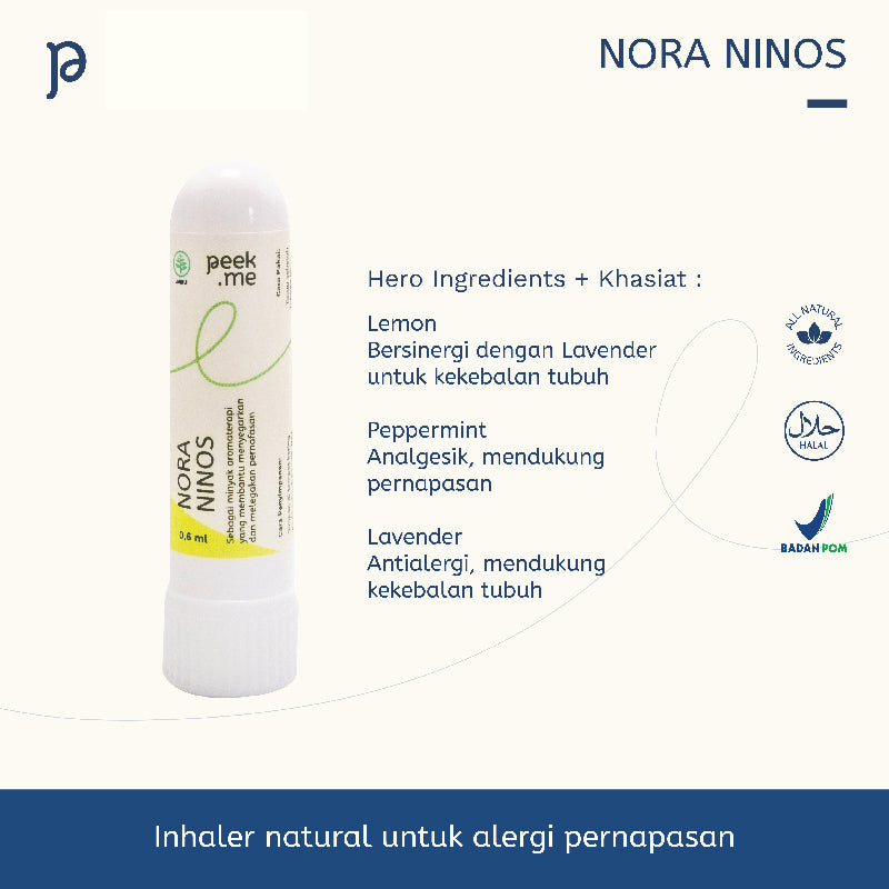 Peek Me Naturals Nora Inhaler Ninos | 0.6 ml