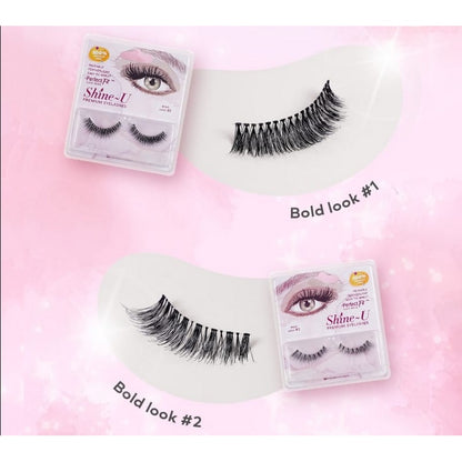 Shine-U Premium Eyelashes â Bold Look 1 #BL1