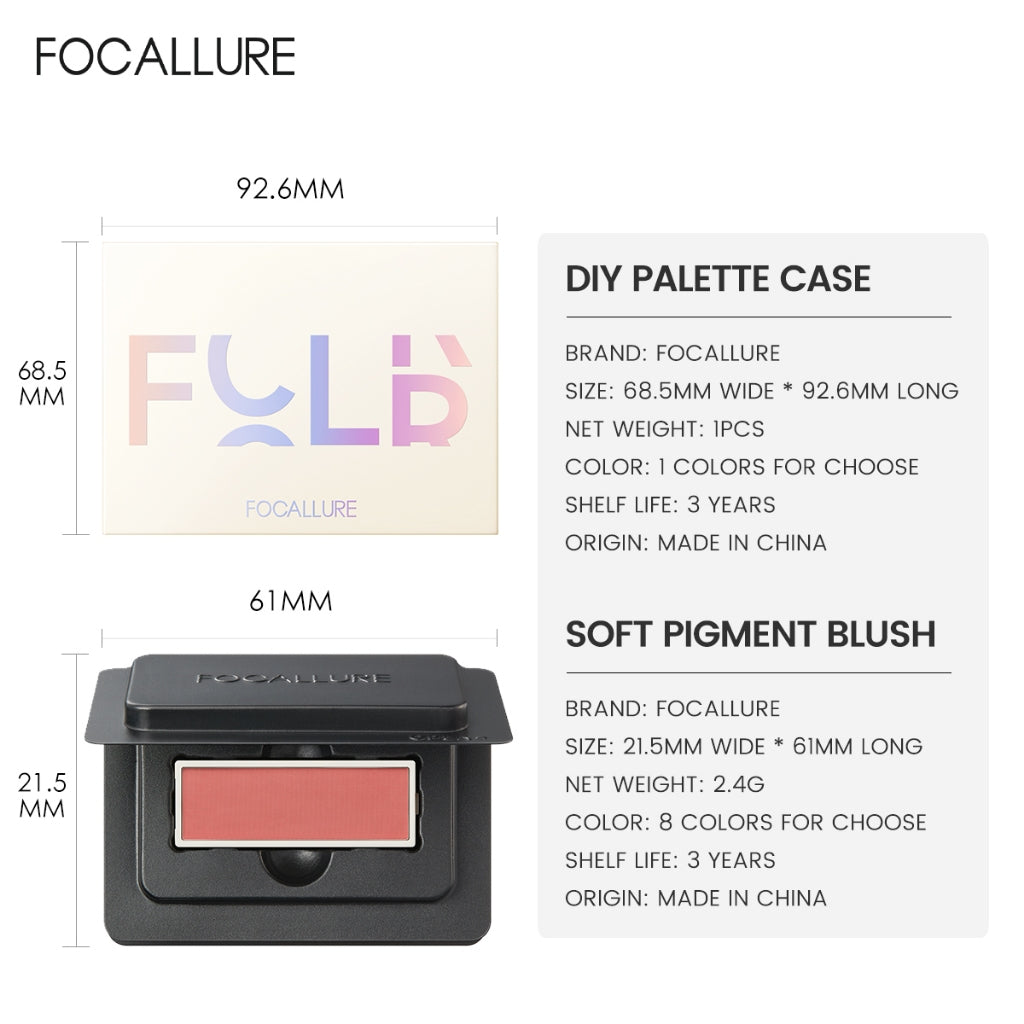 FOCALLURE SOFT PIGMENT BLUSH PK03