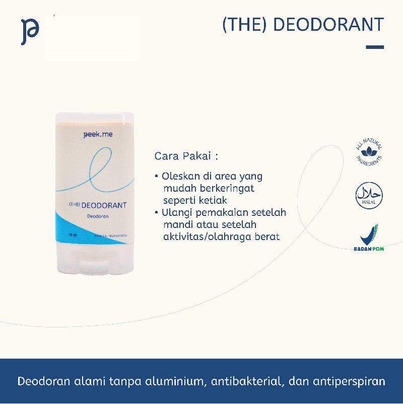 Peek Me Naturals The Deodorant | 15 g