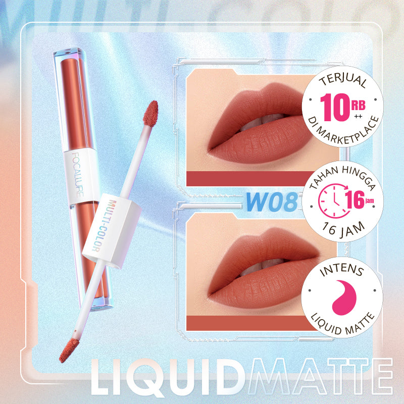 Focallure Multicolor 2In1 Lipstick & Lip Gloss FA327 #W08