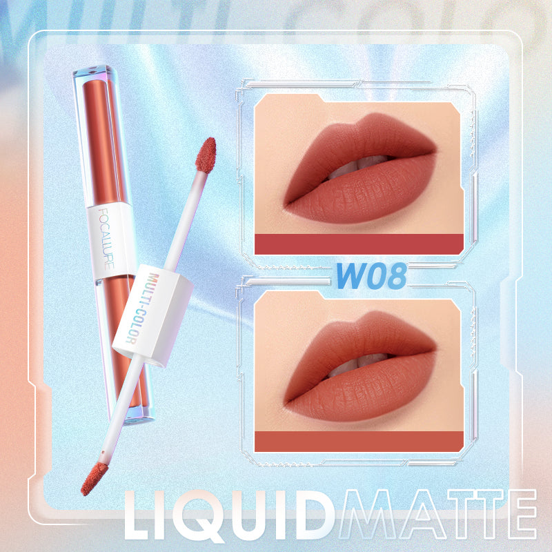 Focallure Multicolor 2In1 Lipstick & Lip Gloss FA327 #W08