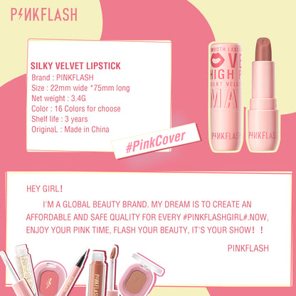 Pinkflash Silky Velvet Lipstick PF-L05 PK02