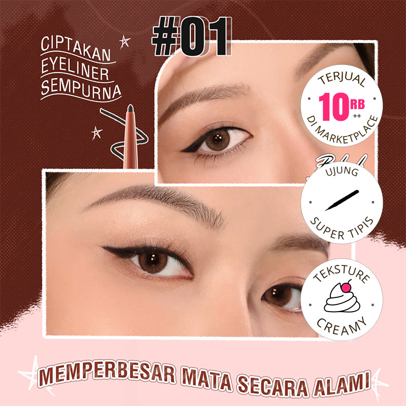 Pinkflash Pro Touch Pencil Eyeliner PF-E13 - #01