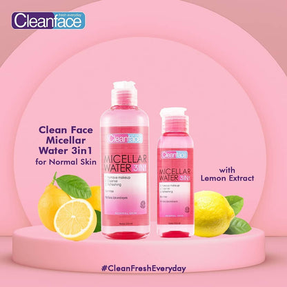 Clean Face Micellar Water 3In1 Normal Skin | 250 ml