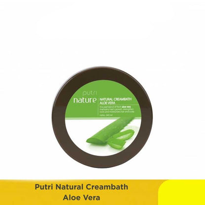 Putri Natural Creambath Aloe Vera 720ml